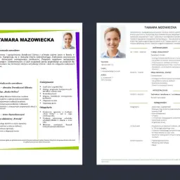 Tamara Mazowiecka, doradczyni klienta z 3-letnim doświadczeniem, prezentuje swój życiorys zawodowy.