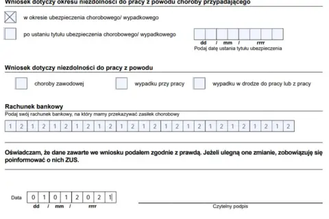 Zasiłek chorobowy po ustaniu pracy: Dokumenty do ZUS krok po kroku