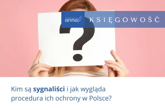 Kobieta z dużym znakiem zapytania zasłaniającym twarz. Czy to sygnał, że potrzebujesz pomocy w pracy? Kancelaria Anna Księgowość.