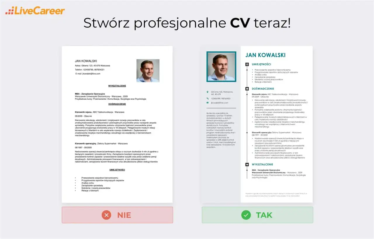 Szablon CV do wypełnienia - jak przygotować dobre CV?
